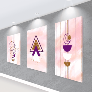 Tríptico Armonía Geométrica