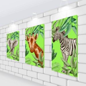 Tríptico Safari salvaje